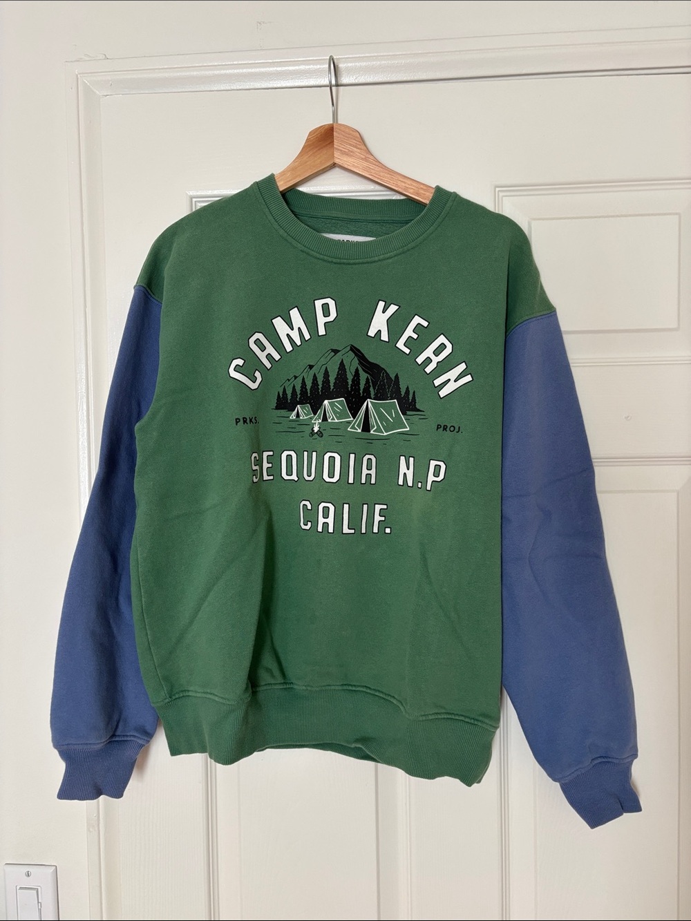 Camp Kern Sequoia N.P. Green & Blue unisex Sweatshirt